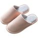 Japanese-style Autumn And Winter Warm Cotton Mop Male And Female Plus Size Non-slip Suitable Home Wooden Floor Couple Shoes Warm Cotton Slippers_vogvips.com