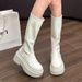 Elastic Slim Thick Sole Height Increasing Short Over-the-Knee Hot Girl High Knight Boots_vogvips.com