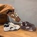 Women's Practice Student Color Block Lace-Up Heightening Casual Sports Deqin Shoes Women's Agan Shoes Women Style Round Toe Rubber Outsole_vogvips.com