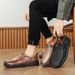 Large-Sized Casual Men's Leather Shoes, Trendy Soft-Soled Casual Shoes, Shoe Covers, Genuine Leather Outdoor Large-Sized_vogvips.com