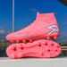 New broken spike football shoes for men high top adult plus size youth training spike sneakers_vogvips.com