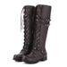 Women Boots Knee High Boots Heel Boots Women Ankle Boots Autumn Winter Short Boots Plus Size Riding For Round Toe Rivet Belt Buckle Square Heel Pu Hi_vogvips.com