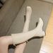 34-43 Large Size Shoes 41 Fat Feet Thick Heel Women's Small Korean Style Over-the-Knee Knight Boots 42_vogvips.com