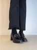 Goatskin Version ~ Authentic Loafers Women's Retro Black Slip-on Flats Elegant High Heel Work Clothing Versatile Small_vogvips.com