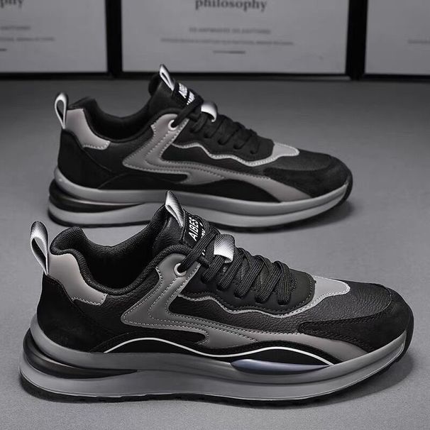 Leather Forrest Gump Men's Shoes Casual Sports Shoes Wear-resistant Non-slip Versatile Trendy Shoes_vogvips.com