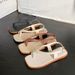 Cross-border 2026 New Model Women's Summer Slip-on For Outdoor Wear, Popular Flat Roman Sandals With Toe Clip Design_vogvips.com
