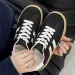 Shoes Woman 2025 Trend Casual Comfortable Lace Up Flats Tennis Breathable Walking Jogging Shoe Womens Sneakers XJ250529_vogvips.com