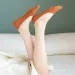 3 Pairs Women High Quality Matching Casual Summer Thin Cotton Bottom Non-slip Invisible Low Short Socks Breathable_vogvips.com