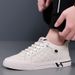 Euro Step Men's 2025 New High-end Genuine Leather Casual Sole Soft Surface White Trendy Sneakers Outdoor Sports Shoes_vogvips.com