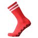 Elite Football Socks With Grip & Breathability – Moisture-Wicking Polyester, Anti-Slip Striped Design For Training & Matches_vogvips.com