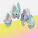 2026 Cute Summer EVA Gradient Shark Slippers Kids Candy Color Soft Indoor Sandals Women Men Fashion Outdoor Thick Sole_vogvips.com
