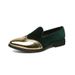 Suitable For All Seasons Spring Autumn New Loafers Corduroy Patchwork Men's Patent Casual Leather Shoes Men_vogvips.com