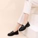 Women's Comfortable Loafers With Soft Leather Sole - Breathable Slip-On Shoes For Walking, Work & Daily Wear - Lightweight & Cushioned Round-Toe Flats_vogvips.com