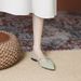 Weiwei Girl Pointed Toe Flat Shoes for Women Soft Sole Slip-On Versatile Shallow Mouth Pearl Detail 1 Size 373_vogvips.com