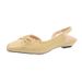 French-style Gentle Evening Breeze Small Square-toed Wedge Heel Closed-toe Sandals For Women, 2026 New Fairy-style With_vogvips.com
