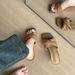 Wedge Heel Slip-On Sandals 2025 New Summer French Style Woven Versatile With Skirts For Petite Women_vogvips.com