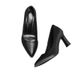 New Soft Non-Slip Single Work Women's Black Etiquette Professional Interview High Heels Mid-Heel Office Leather Shoes_vogvips.com