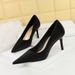 stiletto High Heel Shallow Mouth Pointed Toe Commuter High Heels Women's Shoes Single Shoes_vogvips.com