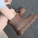 Rain Boots Rain Women S Rainy Days New Thick Bottom Non Slip Booster Short Barrel Martin Waterproof And Wear Resistant_vogvips.com
