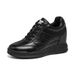 2025 New Women's Height-Increasing Shoes Spring And Autumn Versatile Sports Casual High-Heel Wear-Resistant College_vogvips.com