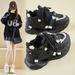 Daddy Shoes Female Student Sports Running Casual Platform Heightening Shoes_vogvips.com