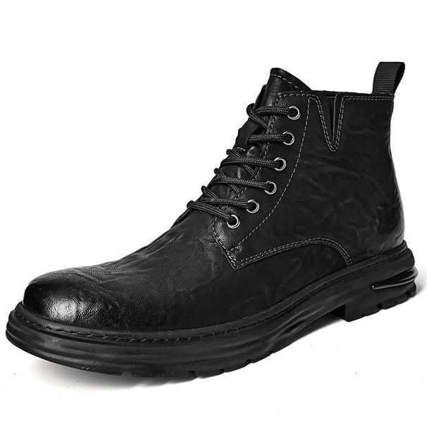 Men's Work Shoes Autumn Fashion Versatile Casual Martin Boots High-Top Warm Soft Sole Men's Boots_vogvips.com