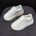 thick-soled White Shoes Women's Personality Design Sense Increases Function Sports And Leisure Versatile Women's Shoes_vogvips.com