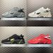 RAF Simnews Cylnew-21 Round-Toe Bubble Sneakers For Men Women In Asphalt Color, Black, And Red, Sports Casual Dad Shoes_vogvips.com