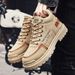 Martin 2023 Autumn New Casual Trendy Versatile Boots Non-Slip Wear-Resistant Men's Work Shoes_vogvips.com