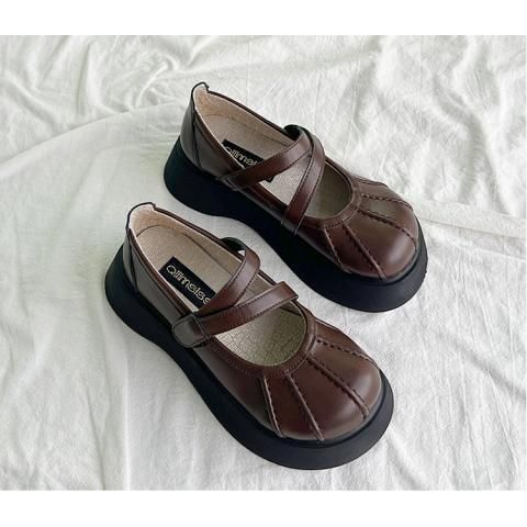Mary Jane Women's Summer 2025 New Fashion French Style Dress Autumn Academy JK Uniform Single Shoes_vogvips.com