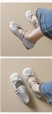 Flat-soled Single Shoes Women's Bow With Mary Jane Shoes, Shallow Mouth Soft-soled Ballet Shoes_vogvips.com