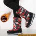 Winter Men And Women Snow Boots With Fleece Lining, Thickened Warm, Non-Slip, Long Waterproof, Thick Sole, Men's Boots,_vogvips.com