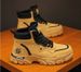 European Warm Series High-top Martin Spring 2025 New Work Shoes Men's Korean Version Versatile British Style Thick-soled Ankle Boots_vogvips.com