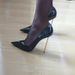 High Heels Black Patent Leather Gold Thin New Arrival Socialite Women Shallow Mouth Pointed Toe Small Single_vogvips.com