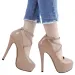 Women S Stiletto Pumps Sexy Shallow Round Toe Slingback Super Platform Ankle Strap High Heels Elegant Banquet Party_vogvips.com