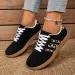 Women's Beige Suede Sneakers With Leopard Minimalist Print Stripes And Gum Sole_vogvips.com