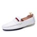 Xunqi Chunqiu Doudou Men's Casual Versatile Leather British Style Fashion Casual Shoes Slip-On Driving Ultra Soft_vogvips.com