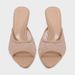 ZA2024 Summer New Women's Shoes Fashion Shiny Mesh Rhinestone High Heel Pointed Toe Stiletto Mules Half Slippers Sandals_vogvips.com
