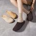 Women's Shoes For Women Spring And Summer New Retro Slip On Soft Soled Shoes For Outdoor Wear Lazy Closed Toe Slippers_vogvips.com