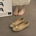 -style Flat For Women, Spring, Autumn, Summer 2025 New French High-end Slip-on Women's Shoes, Evening Shoes_vogvips.com