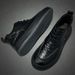 High-top Trendy 2024 Autumn New Fleece-lined Warm Winter Genuine Leather Versatile Shoes Men's Casual Ankle Boots_vogvips.com