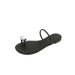 Pigeon Egg Cool Slippers Simple Outdoor Wear Rhinestone Buckle Toe Slip-On Slippers Gentle Fairy Style Wedge Open-Toe Sandals_vogvips.com