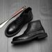 European Warm Series Straight Martin Men High Top British Style Genuine Leather Winter Fleece Lined Warm Ankle Work Boots_vogvips.com