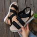 Large size 2024 summer new rope slope heel fish mouth casual women's sandals_vogvips.com