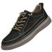 Hollow Men's Shoes Thick Baseplate Shoes Skateboard Shoes Mesh White Shoes Men's Casual Large Size Shoes Men_vogvips.com
