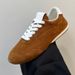 Unisex Casual Women's Suede Leather Lace-up Men's Sneakers Spring Autumn Round Toe Walking Shoes Lover's Man Woman_vogvips.com