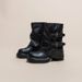 Platform Height-Increasing Brown Short For Women 2025 New Autumn Melad Thick Heel Western Martin Cuff Boots_vogvips.com