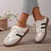 Women Mules Shoes Sports Round Toe Flat Female Footwear Casual Sneakers Clogs Platform Summer Slip On Creeper Baotou_vogvips.com
