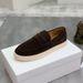Men's Shoes With Suede, Frosted Leather, And Genuine Leather. One Foot Kick, Pencil Loafers. Spring High-End Luxury_vogvips.com