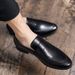 Men's Casual Business Formal Leather Shoes Men Spring Autumn British Style Loafers Trendy Slip-On Moccasins_vogvips.com